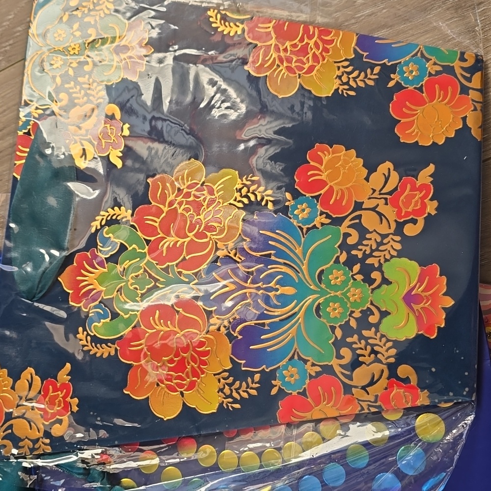 10 Colorful Drawstring Papyrus Gift Bags Set - Picture 6 of 9